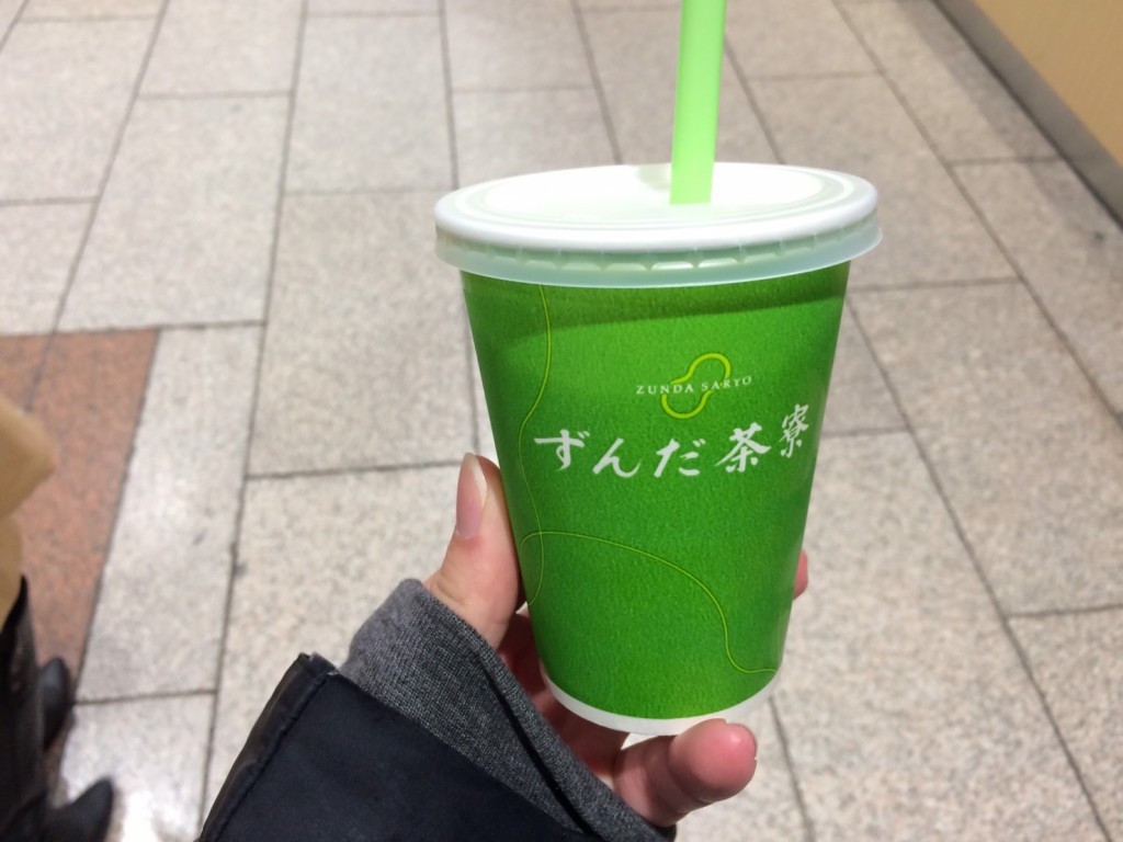 札幌駅エスタにあるずんだ茶寮のずんだシェイクが手軽に美味い