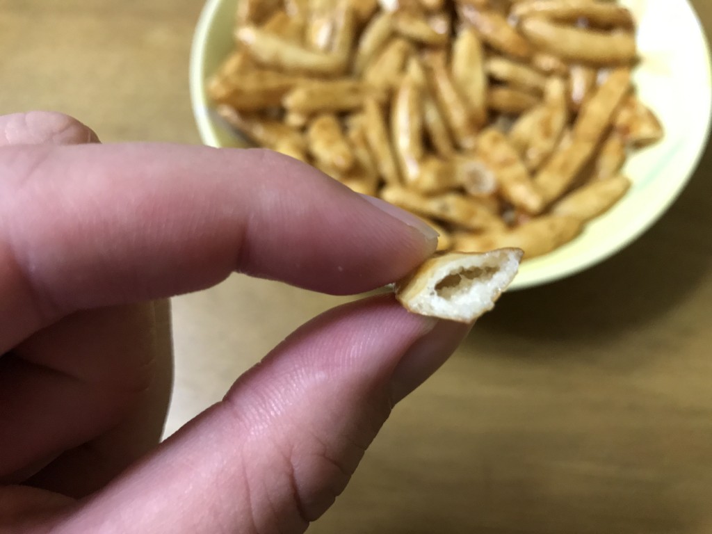 わさびと醤油合わせ味の中身