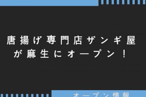 唐揚げ専門店ザンギ屋が麻生にオープン!