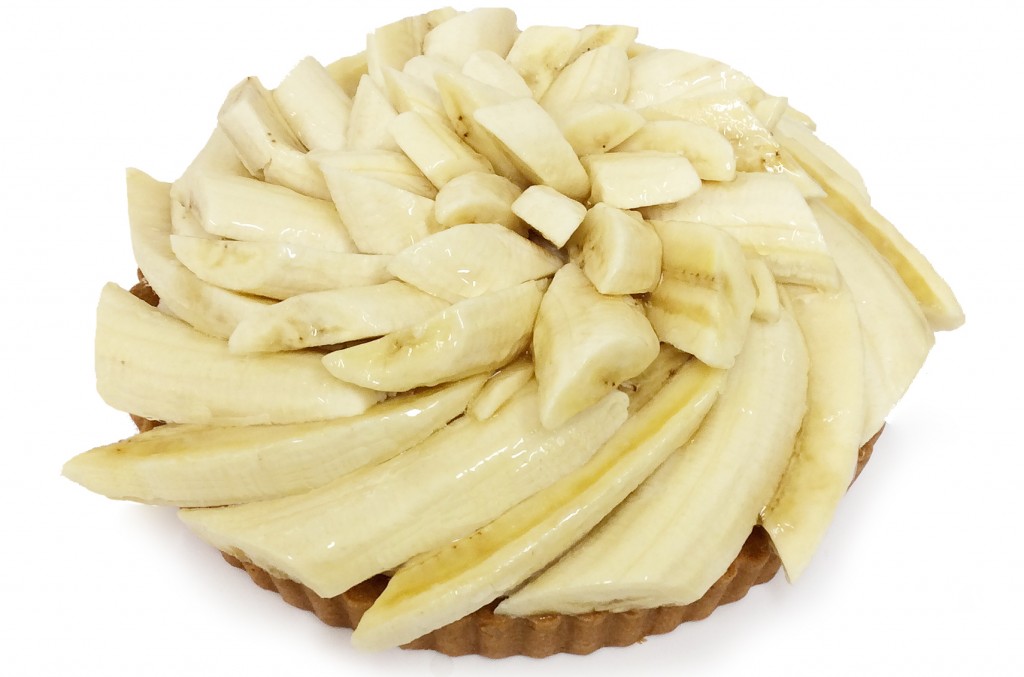 [コムサステージ銀座店]ゴールデンプレミアバナナ｢甘熟王｣とミルクティーのケーキ