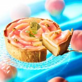 焼きたてチーズタルト専門店パブロ PABLOで桃を使用した新作タルト『白桃とヨーグルトのチーズタルト』が発売！