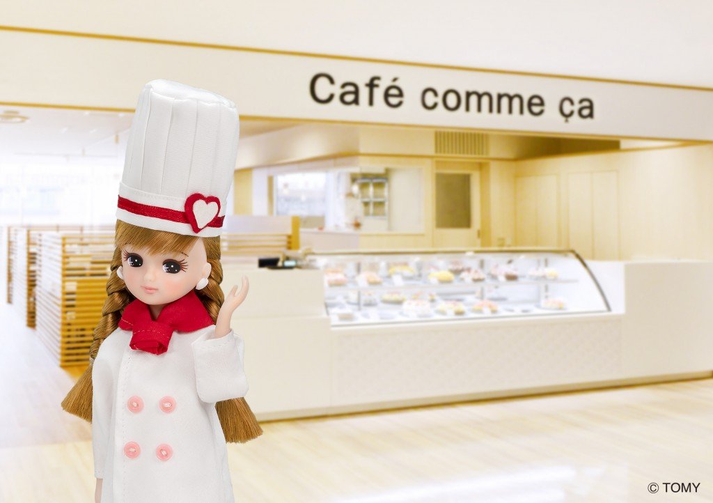 カフェコムサがリカちゃんとのコラボを開催！特製ケーキやオリジナルお菓子を販売するぞっ！