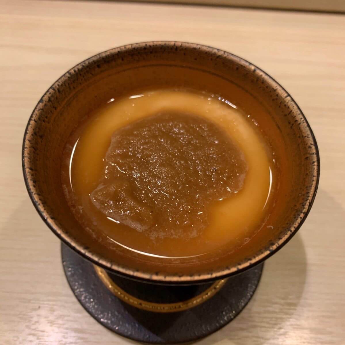 鮨・肴匠くりやの札幌黄の茶碗蒸し