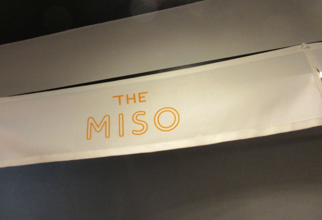 THE MISO(ザ みそ)の店内にあるロゴ
