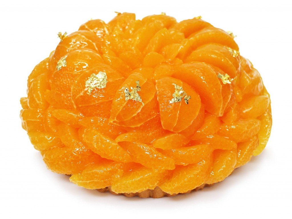 カフェコムサの『愛媛県 宇和島 西谷農園産「清見オレンジ」のケーキ』