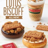 クリスピー・クリーム・ドーナツが人気ビスケット『ロータス ビスコフ』とのコラボ商品を発表！