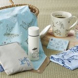 タリーズコーヒーが手ぬぐいブランド『かまわぬ』とコラボしたアイテム各種を販売！人気の『鳥獣戯画』シリーズが登場