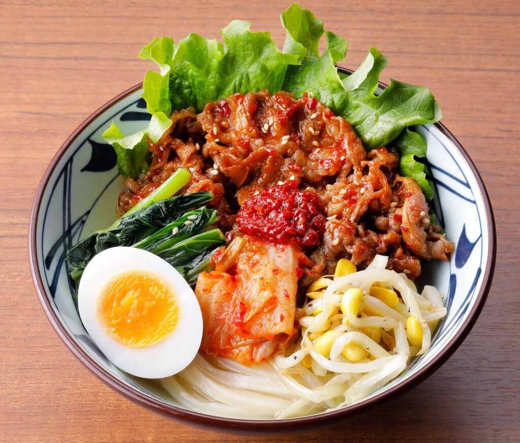 丸亀製麺の『辛辛(からから)牛焼肉冷麺』