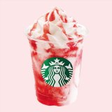 スターバックスにて『ミルク イチゴ フラペチーノ』が9月1日(火)まで発売！マーブル模様に仕上げた限定フラペチーノ