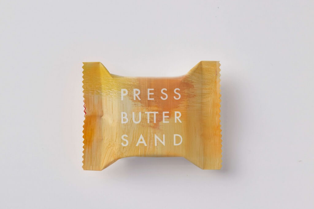 PRESS BUTTER SAND(プレスバターサンド)の『バターサンド〈チーズ〉』-パッケージ(個包装)
