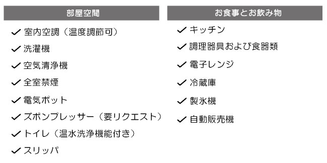 UCHI Living Stay Aozora(ウチ・リビング・ステイ・アオゾラ)の設備・サービス