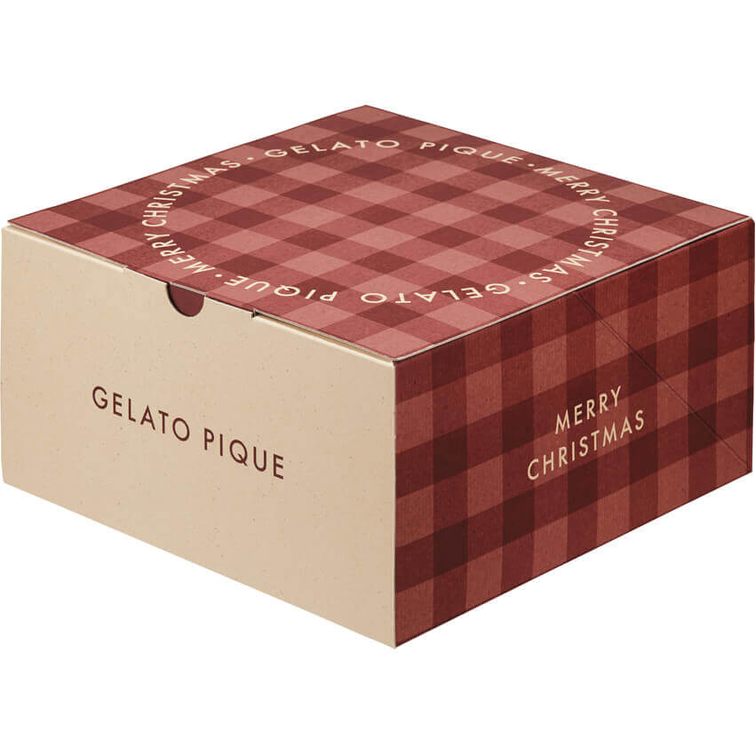 『gelato pique(ジェラート ピケ)』初のクリスマスケーキの箱