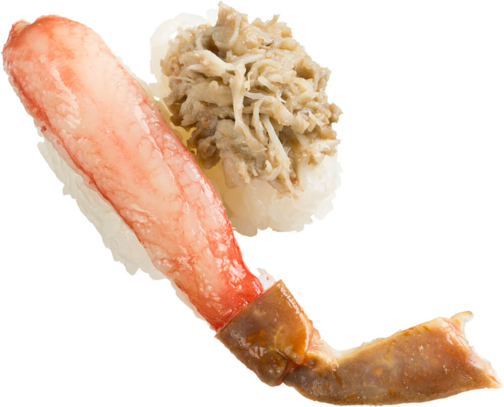 スシロー『かに祭』-大型生本ずわい蟹&かに味噌和え