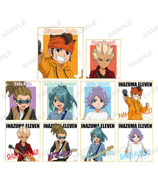 『イナズマイレブン POP UP SHOP in TOWER RECORDS vol.2』-トレーディングミニ色紙 vol.2（全10種）