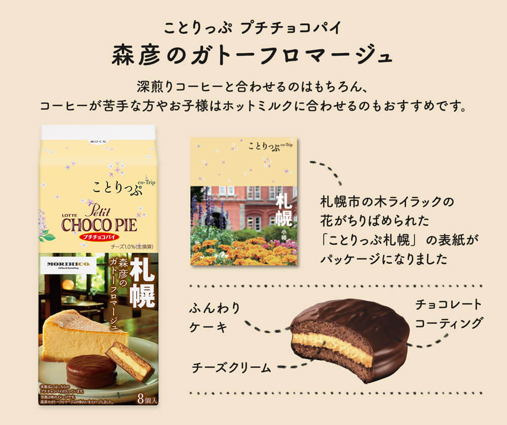ロッテ×ことりっぷ『プチチョコパイ』