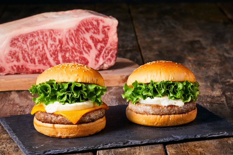 フレッシュネスバーガー『神戸牛バーガー』・『神戸牛チーズバーガー』