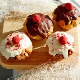 南19西16にあるジェラート＆ベイクホワイトから『いちごとチョコのマフィン』が発売！