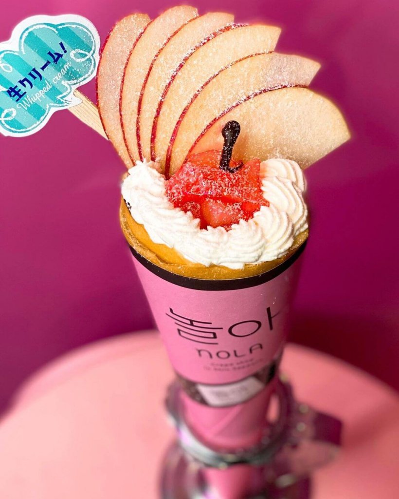 厚別にあるクレープショップ NOLAから『りんごのクレープ』が1月2日(土)より発売！