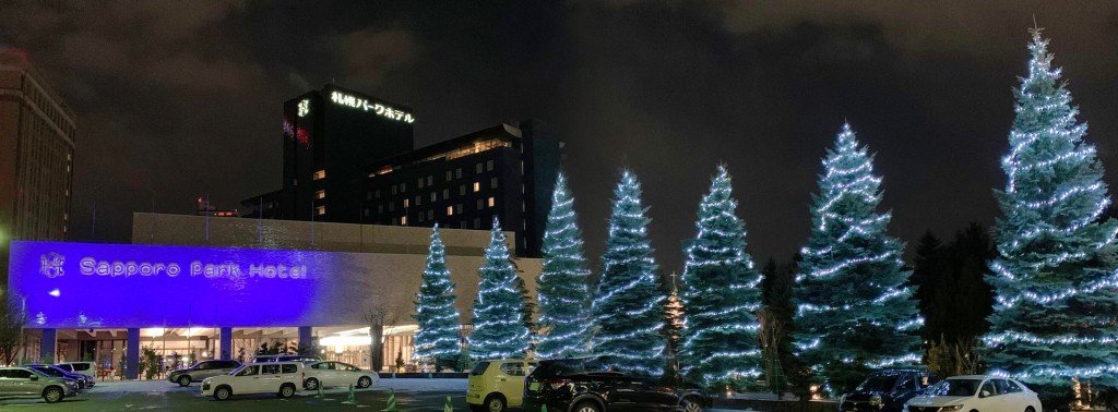 札幌パークホテル冬のイルミネーション『パークブルー』