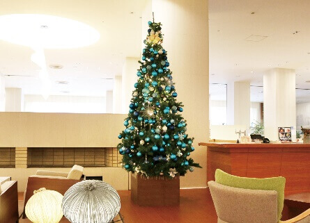 札幌パークホテル冬のイルミネーション『パークブルー』-クリスマスツリー