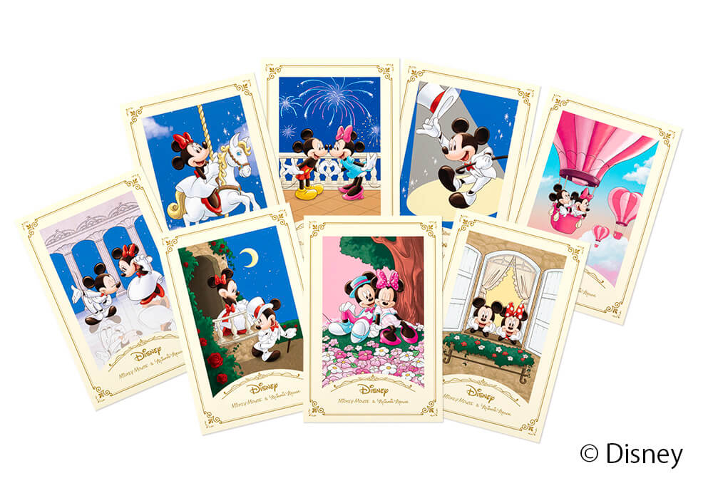ミッキーマウス＆ミニーマウス/東京ばな奈「見ぃつけたっ」-ポストカード