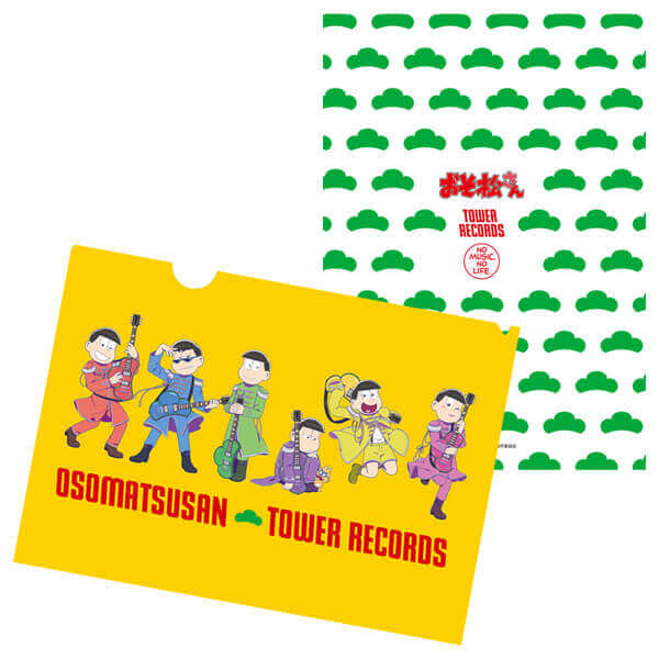 『おそ松さん × TOWER RECORDS』コラボグッズ-A4クリアファイル