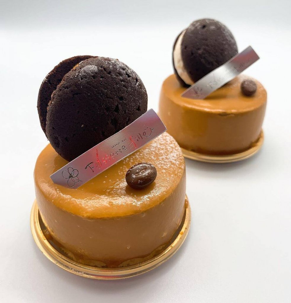 東区にあるフォセットフィーユから『カフェキャラメルモカ』が発売！