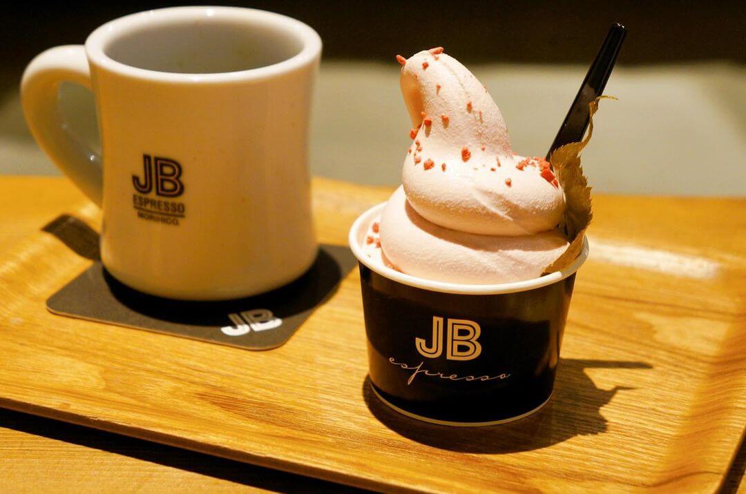 JB ESPRESSO MORIHICO.『JBソフトクリーム 桜餅／ミックス』