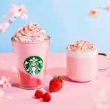 スターバックスからSAKURAビバレッジ『さくらふわり ベリー フラペチーノ®』・『さくらふわり ベリー ミルク ラテ』が2月15日(月)より発売！
