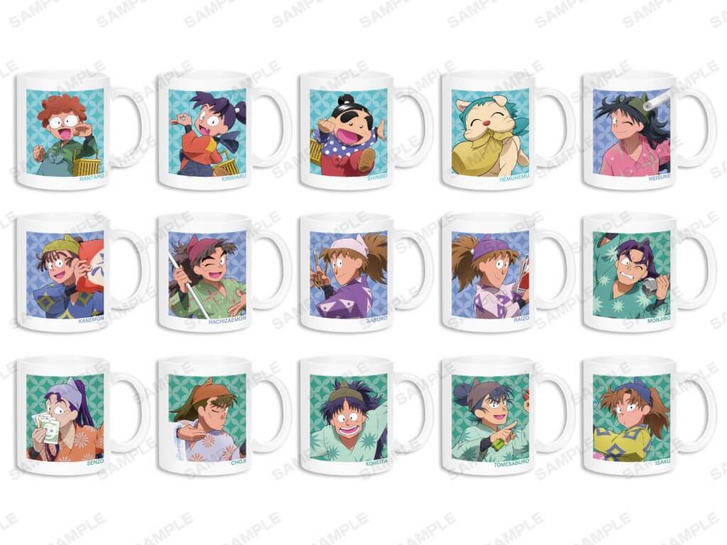 『忍たま乱太郎 POP UP SHOP in ロフト』-描き下ろしイラスト みんなで商いver. マグカップ
