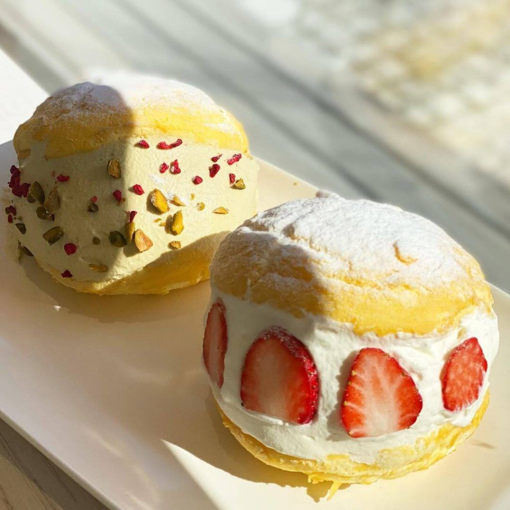 南19西16にあるジェラート＆ベイクホワイトから『どらパン』が新登場！