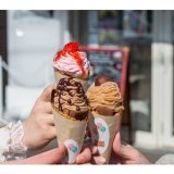 白石区にあるスイートオーケストラ本店からワンハンドパフェ『TOMARANAI』が3月12日(金)に発売！