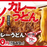 とんかつ専門店「かつや」にて『チキンカツカレーうどん』が3月5日(金)より期間限定で発売！