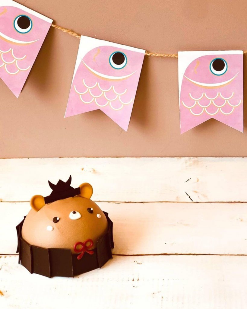南16西10にある奏春楼にてこどもの日ケーキ『くま兜』が予約受付中!