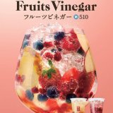 ゴンチャから果実感溢れる『フルーツビネガー あらごしりんご＆パイナップル＋こんにゃくゼリー・あらごしベリー＆ざくろ＋こんにゃくゼリー』が4月1日(木)より発売！