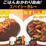 定食レストラン「やよい軒」からご飯おかわり自由のカレー定食『しょうが焼カレー定食』・『牛すじと野菜のカレー定食』が6月2日(水)より発売！