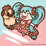 バーチャル・シンガー「初音ミク」とカナダ発の人気キャラクター「Puglie(パグリー)」とのコラボグッズが海外通販サイト『FOR FANS BY FANS』にて販売開始！