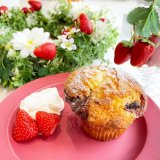 南19西16にあるジェラート＆ベイクホワイトから『いちごとチョコのマフィン』が発売！
