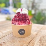 南19西16にあるジェラート＆ベイクホワイトから『ブルーベリー&ヨーグルトエスプーマ』が発売！