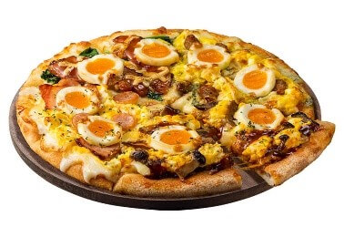 ドミノ・ピザの『クリーミーたまごと4種のきのこ』