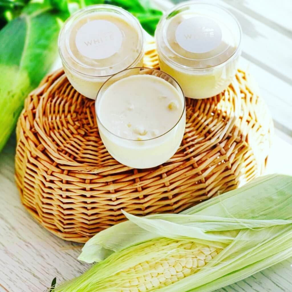 南19西16にあるジェラート&ベイクホワイトから『とうもろこしのプリン』が発売!