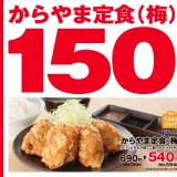 からあげ専門店「からやま」にて人気商品を特別価格で販売する『お客様感謝祭』を開催！