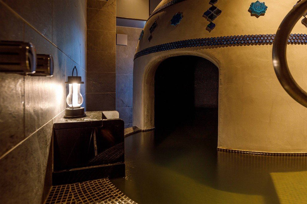 札幌・定山渓温泉 章月グランドホテルの貸切風呂「瞑想の湯」