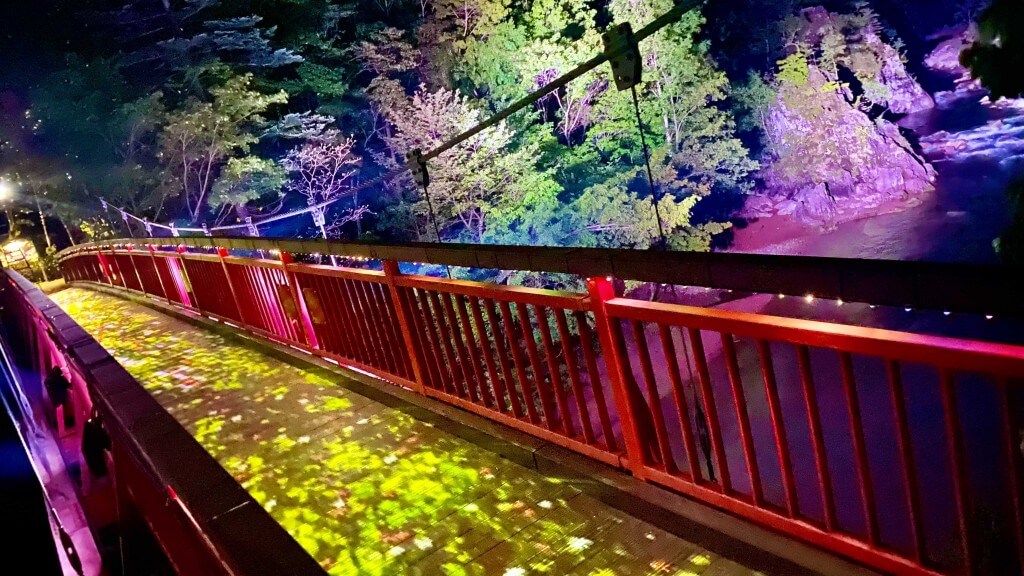 JOZANKEI NATURE LUMINARIE -WATER LIGHT VALLEY-のFutami Valley