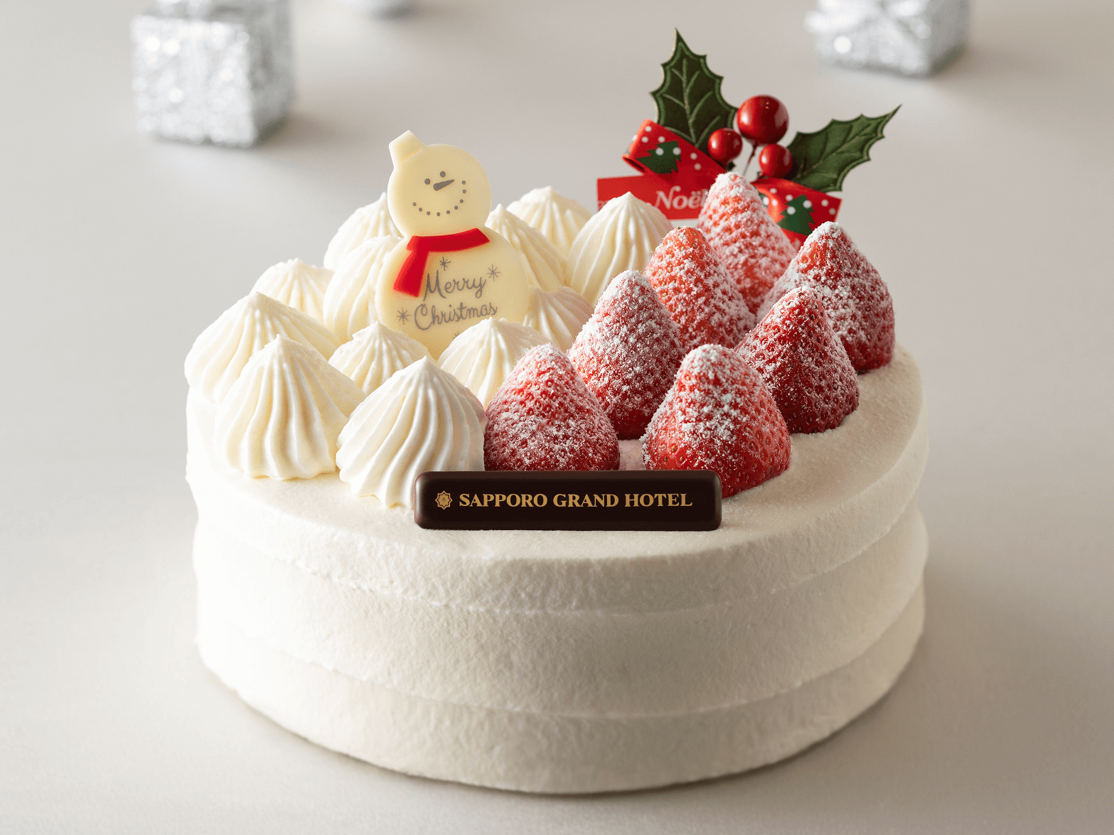 札幌グランドホテルのクリスマスケーキ2021-クリスマスデコレーションケーキ
