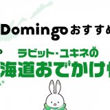 大通4丁目交差点にある街頭ビジョン「メガ・ビジョン 4プラ」にてDomingoによる『Domingoおすすめ！どこ行く？ラビット・ユキネの北海道おでかけ情報』が配信開始！