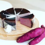 南19西16にあるジェラート＆ベイクホワイトから『紫芋バスク』が発売！