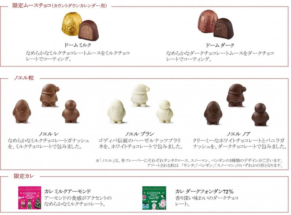 ゴディバの『ゴディバ キラリ★ときめくクリスマス コレクション』- 限定チョコレート