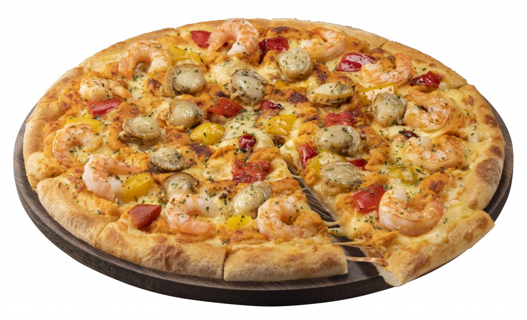 ドミノ・ピザの『エビとホタテの渡り蟹ソース』
