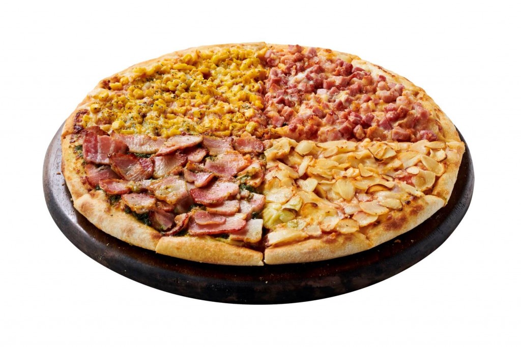 ドミノ・ピザの『お肉と野菜のまみれクワトロ』
